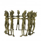 TRIBAL CIRCLE BRONZ GOLD COLOR - STATUES